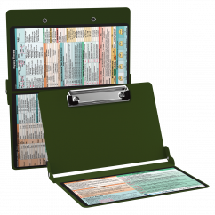 WhiteCoat Clipboard® - Army Green Physical Therapy Edition